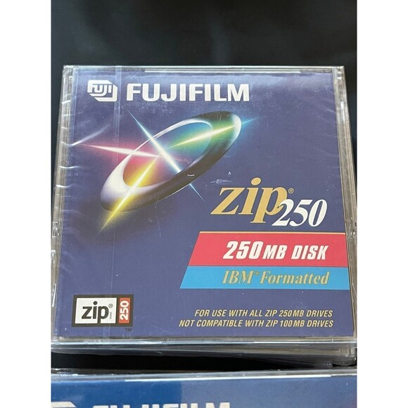 13x Lot of 13 Fujifilm Zip 250MB Disk IBM MAC Formatted NEW - Picture 3 of 5